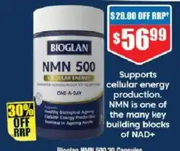 Chemist Warehouse Bioglan NMN 500 offer