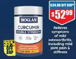 Chemist Warehouse Bioglan Curcumin Double Strength offer