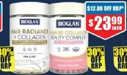 Chemist Warehouse Bioglan Hair Radiance + Collagen offer
