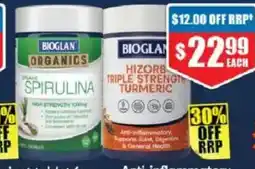 Chemist Warehouse Bioglan Organics Spirulina offer