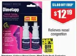 Chemist Warehouse Dimetapp Nasal Spray Decongestant offer