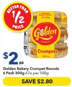 Ritchies Golden Bakery Crumpet Rounds offer