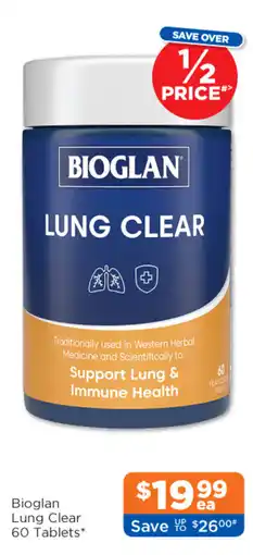 Good Price Pharmacy Bioglan Lung Clear offer
