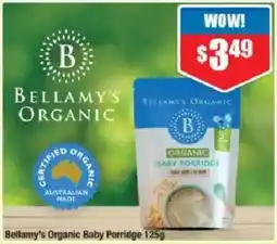 Chemist Warehouse Bellamy's Organic Baby Porridge offer