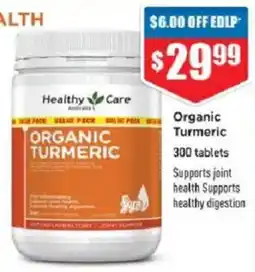 Chemist Warehouse Healthy Care Organic Turmeric offer
