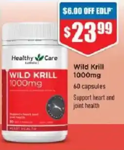 Chemist Warehouse Healthy Care Wild Krill offer
