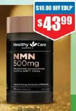 Chemist Warehouse Healthy Care NMN 500mg offer