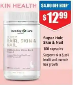 Chemist Warehouse Healthy Care Super Hair, Skin & Nail offer