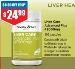 Chemist Warehouse Liver Care Advanced Plus 42000mg offer