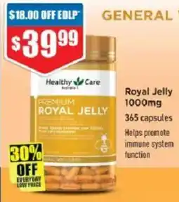 Chemist Warehouse Healthy Care Premium Royal Jelly offer