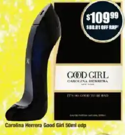 Chemist Warehouse Carolina Herrera Good Girl 50ml edp offer
