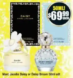 Chemist Warehouse Marc Jacobs Daisy or Daisy Dream 50ml edt offer