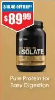 Chemist Warehouse Optimum Gold Standard Isolate offer