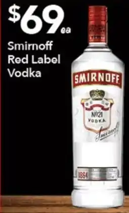 Ritchies Smirnoff Red Label Vodka offer
