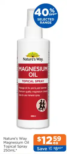 Good Price Pharmacy Nature's Way Magnesium Oil Topical Spray offer