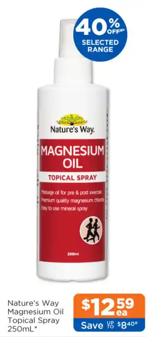 Nature's Way Magnesium Oil Topical Spray