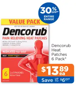 Good Price Pharmacy Dencorub Pain Relieving Heat Patches offer