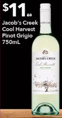 Ritchies Jacob's Creek Cool Harvest Pinot Grigio offer