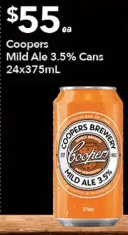 Ritchies Coopers Mild Ale 3.5% Cans offer