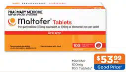 Good Price Pharmacy Maltofer Tablets offer