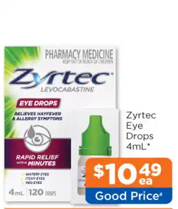 Good Price Pharmacy Zyrtec Eye Drops offer