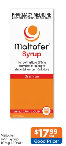 Good Price Pharmacy Maltofer Iron Syrup offer