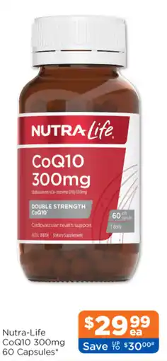 Good Price Pharmacy Nutra-Life CoQ10 300mg offer
