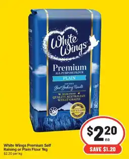 IGA White Wings Premium Self Raising or Plain Flour offer