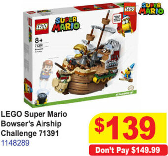 Mr Toys Lego Super Mario Bowser's Airship Challenge 71391 offer