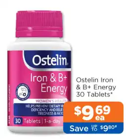 Good Price Pharmacy Ostelin Iron & B+ Energy offer