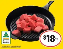 IGA Australian Diced Beef offer