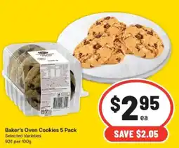 IGA Baker's Oven Cookies offer