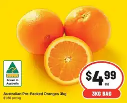 IGA Australian Pre-Packed Oranges offer