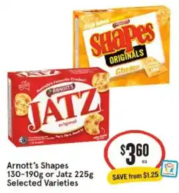 IGA Arnott's Shapes offer