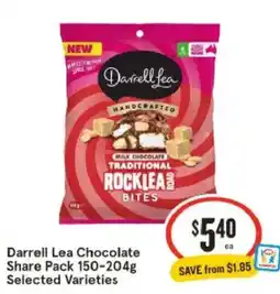 IGA Darrell Lea Chocolate Share Pack Selected Varieties offer
