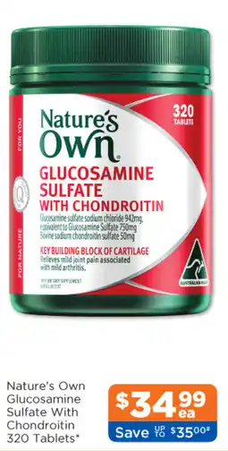 Good Price Pharmacy Nature's Own Glucosamine Sulfate With Chondroitin offer