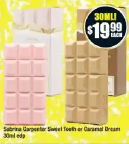Chemist Warehouse Sabrina Carpenter Sweet Tooth or Caramel Dream 30ml edp offer