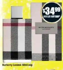 Chemist Warehouse Burberry London 50ml edp offer