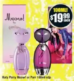 Chemist Warehouse Katy Perry Meow! or Purr edp offer
