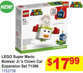 Mr Toys Lego Super Mario Bowser Jr.'s Clown Car Expansion Set 71396 offer