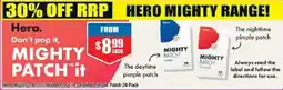 Chemist Warehouse Hero Mighty Patch Invisible or The Original Pimple Patch offer