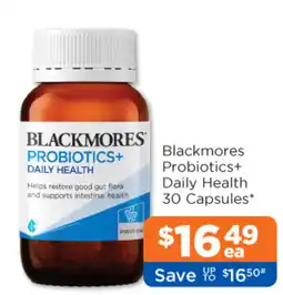 Good Price Pharmacy Blackmores Probiotics+ Daily Health offer