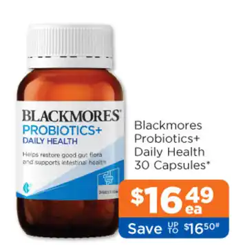 Blackmores Probiotics+ Daily Health