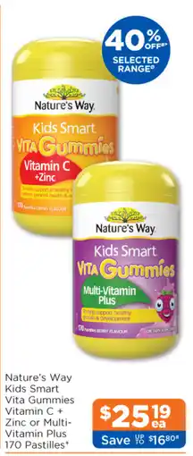 Good Price Pharmacy Nature's Way Kids Smart Vita Gummies offer