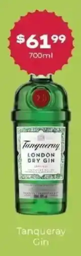 IGA Liquor Tanqueray Gin offer