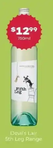 IGA Liquor Fifth Leg Devil's Lair 5th Leg Range offer