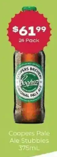 IGA Liquor Coopers Pale Ale Stubbies offer