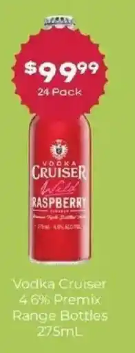 IGA Liquor Vodka Cruiser Wild Raspberry offer