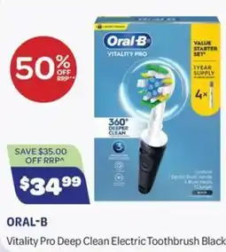 Health Save Oral-B Vitality Pro Deep Clean Electric Toothbrush Black offer