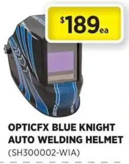 Gasweld Tool Centre Opticfx Blue Knight Auto Welding Helmet offer
